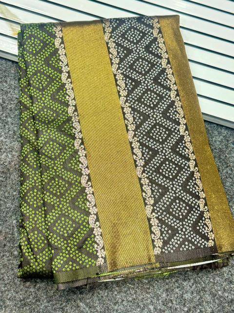 Akshara bandhej Silk saree wholesale in Gujarat